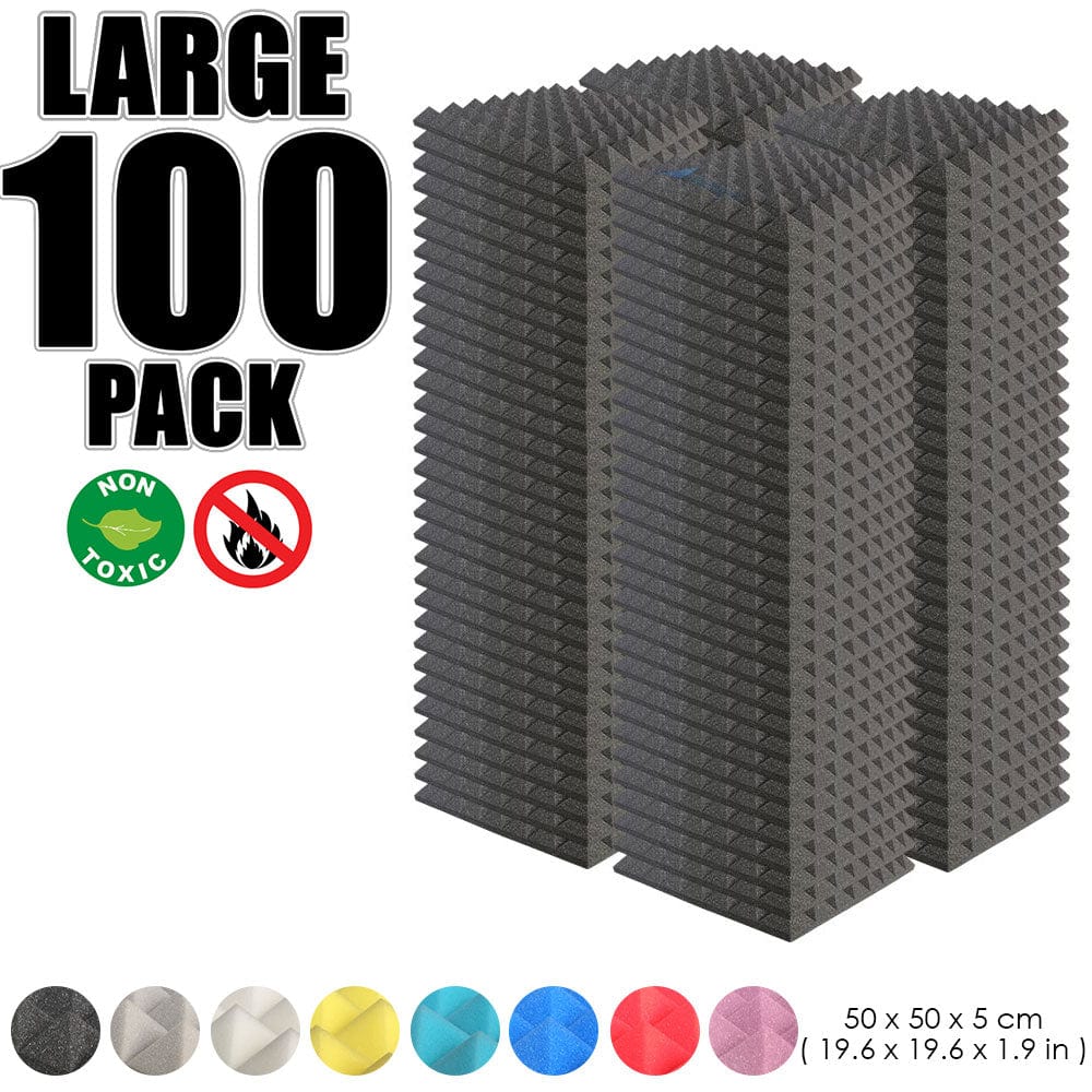 silexofy 100 pcs Bundle Acoustic Foam