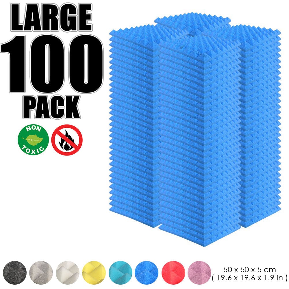 silexofy 100 pcs Bundle Acoustic Foam