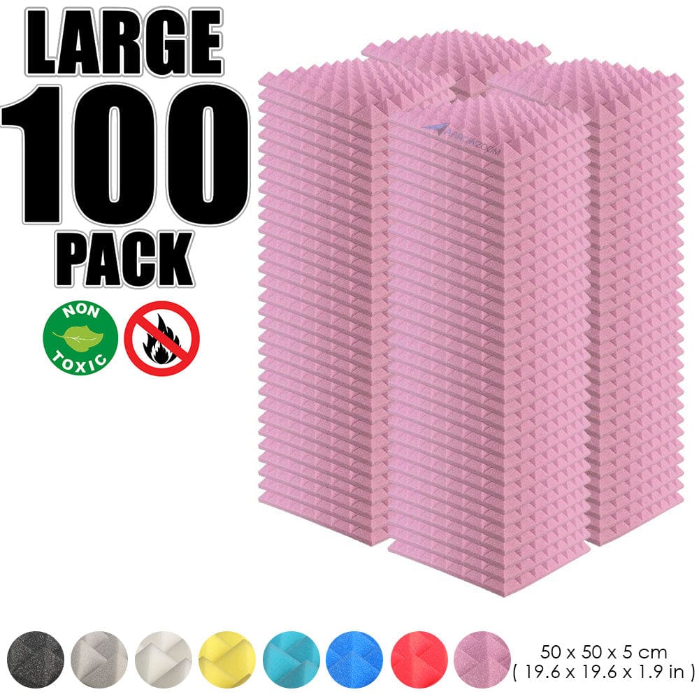 silexofy 100 pcs Bundle Acoustic Foam