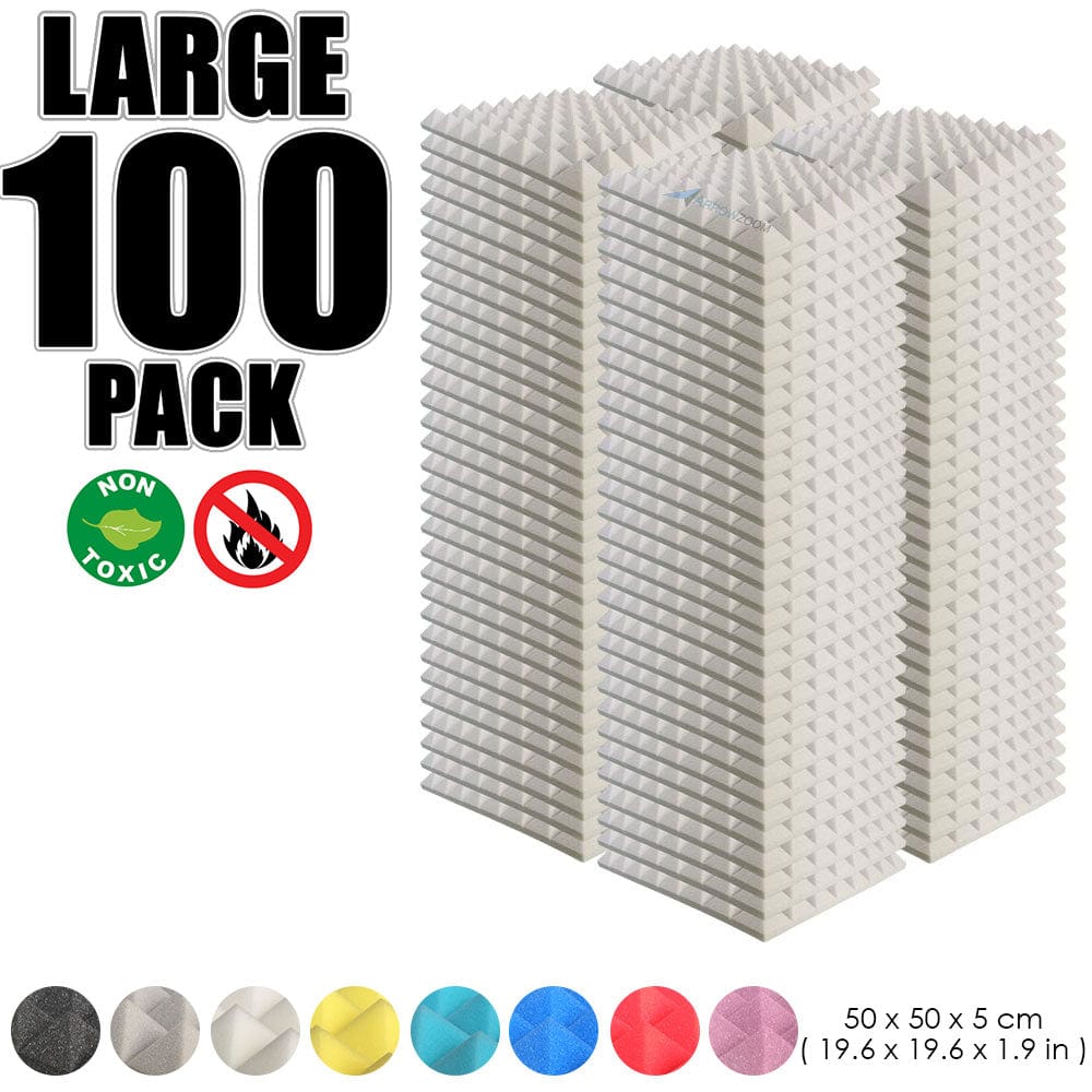 silexofy 100 pcs Bundle Acoustic Foam