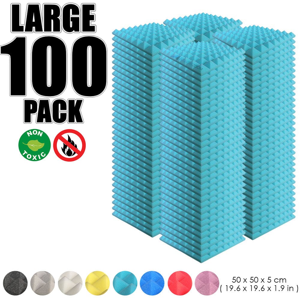 silexofy 100 pcs Bundle Acoustic Foam