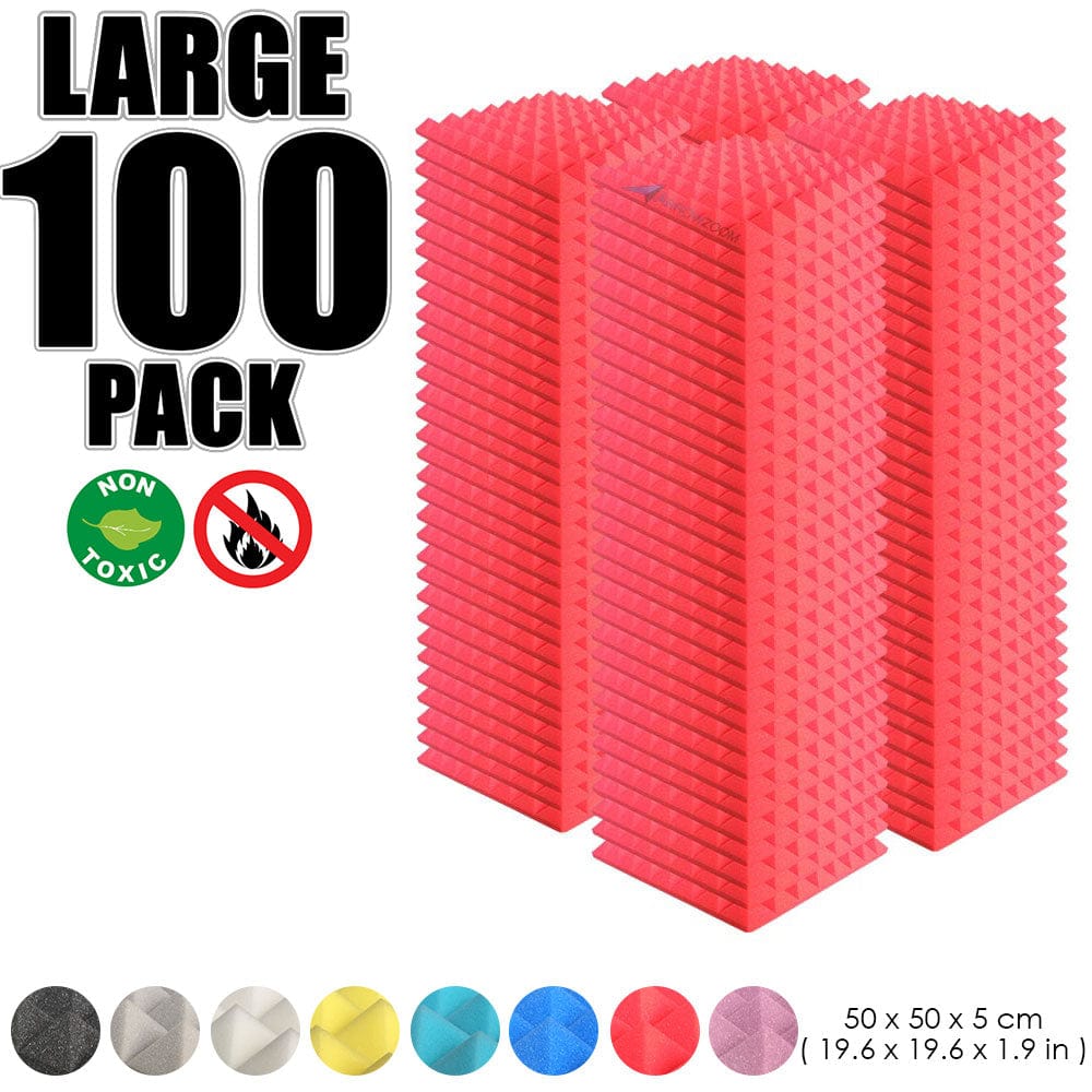 silexofy 100 pcs Bundle Acoustic Foam