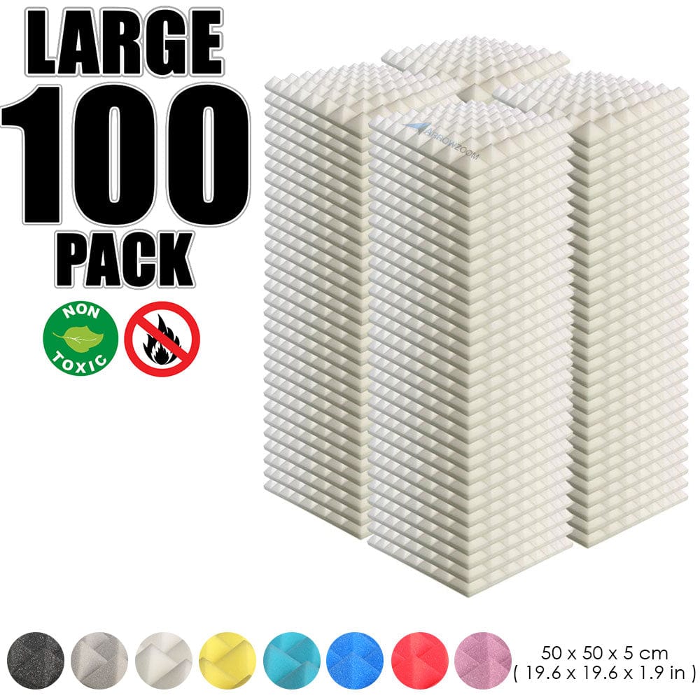 silexofy 100 pcs Bundle Acoustic Foam