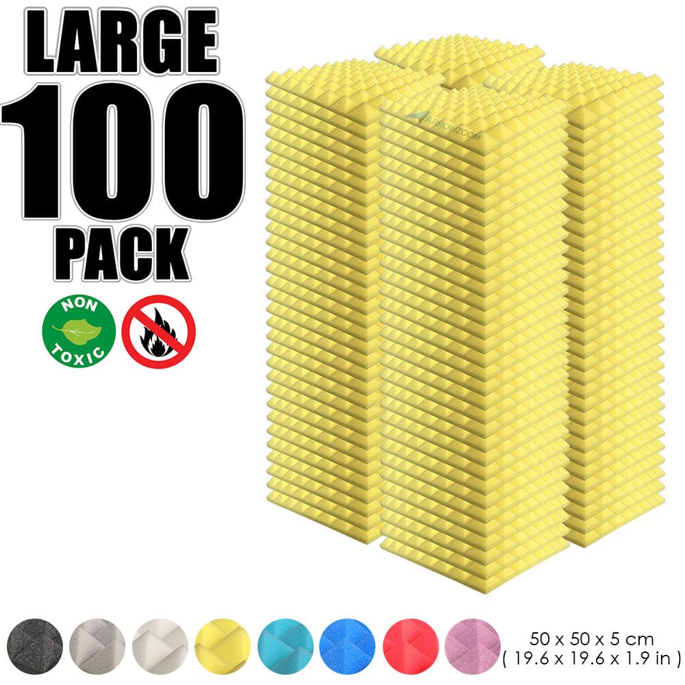 silexofy 100 pcs Bundle Acoustic Foam