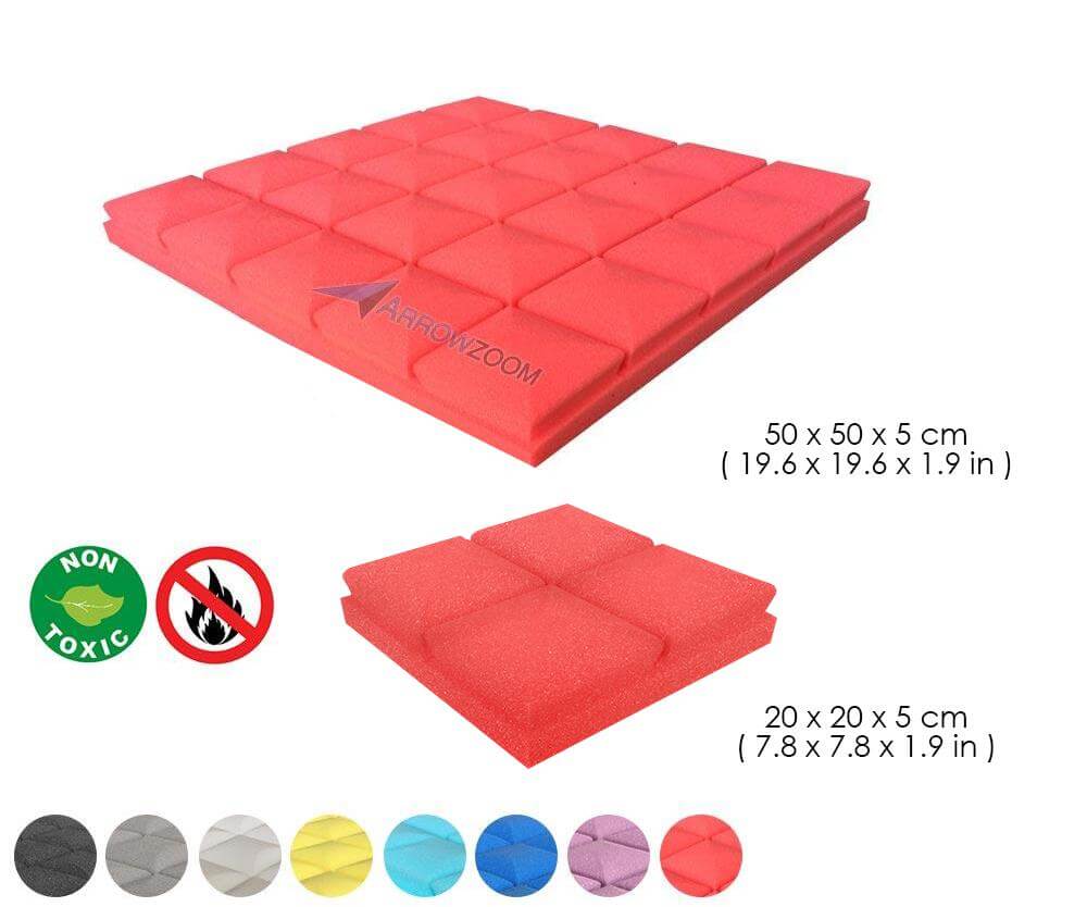 silexofy Acoustic Hemisphere Grid Foam - Solid Colors - KK1040