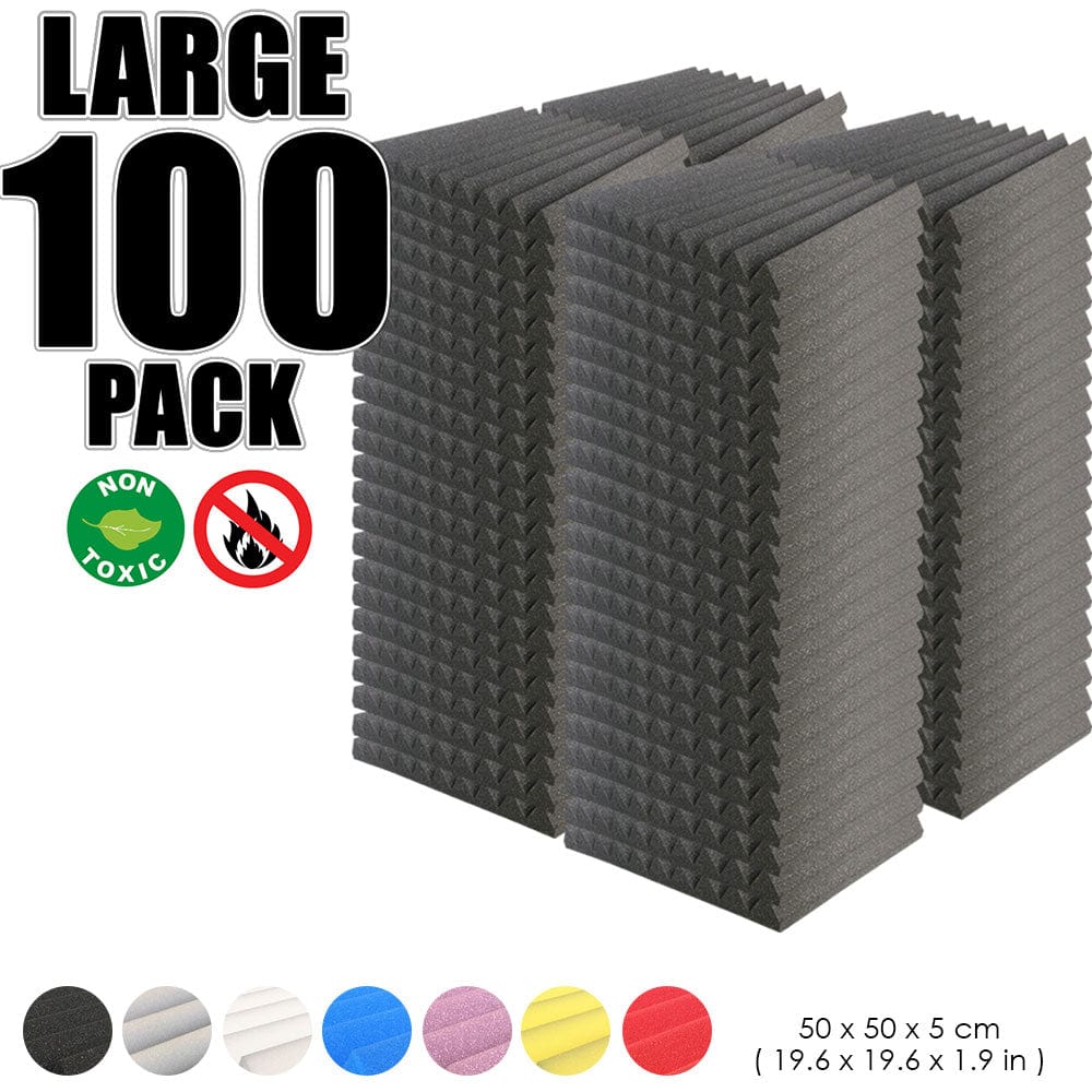 silexofy 100 pcs Bundle Acoustic Foam