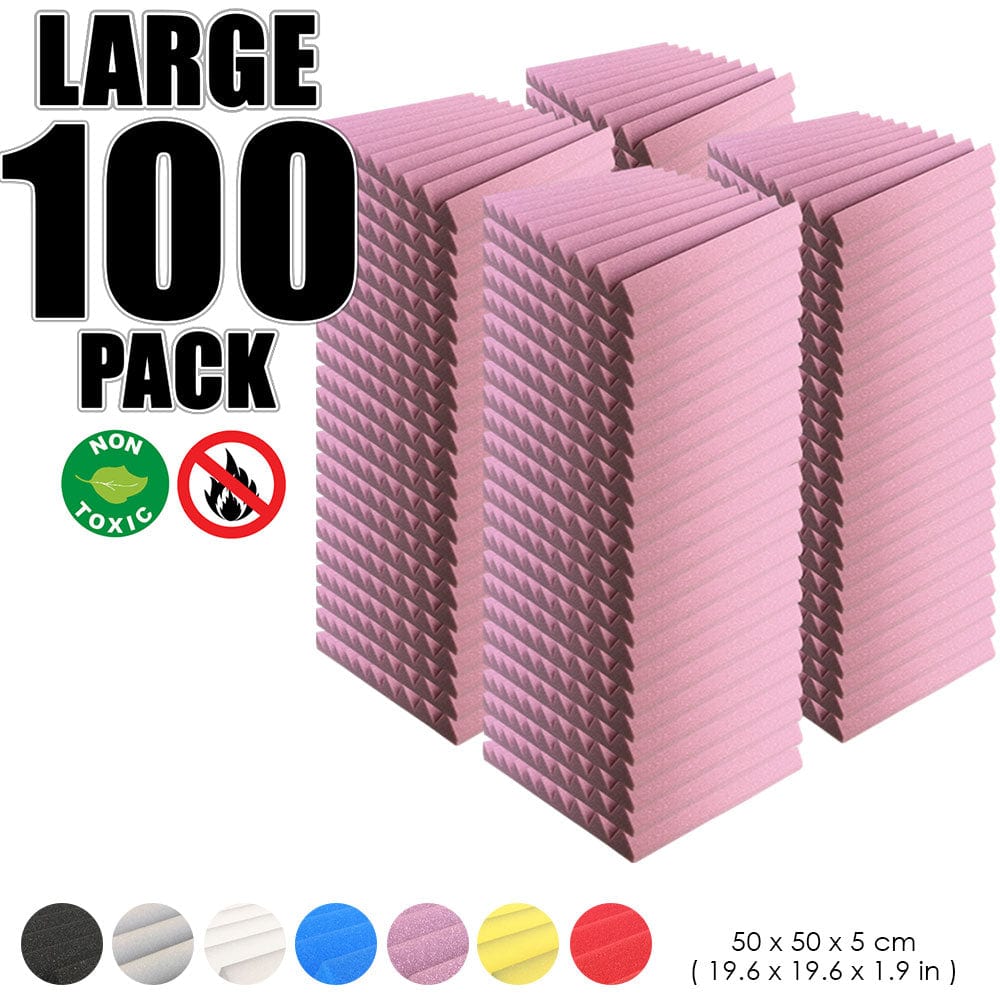 silexofy 100 pcs Bundle Acoustic Foam