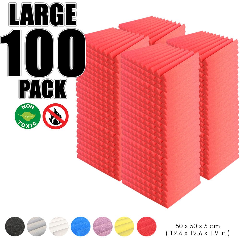 silexofy 100 pcs Bundle Acoustic Foam
