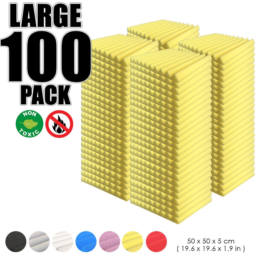 silexofy 100 pcs Bundle Acoustic Foam