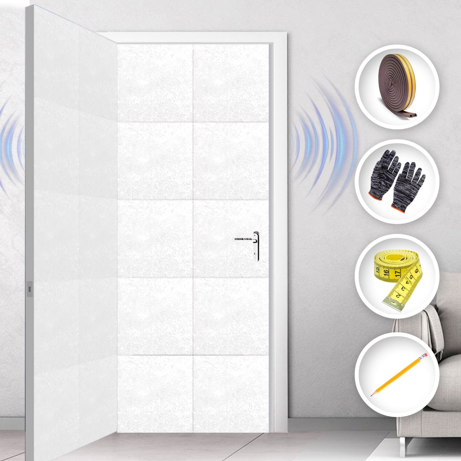 silexofy Soundproof Door Kit KK1184