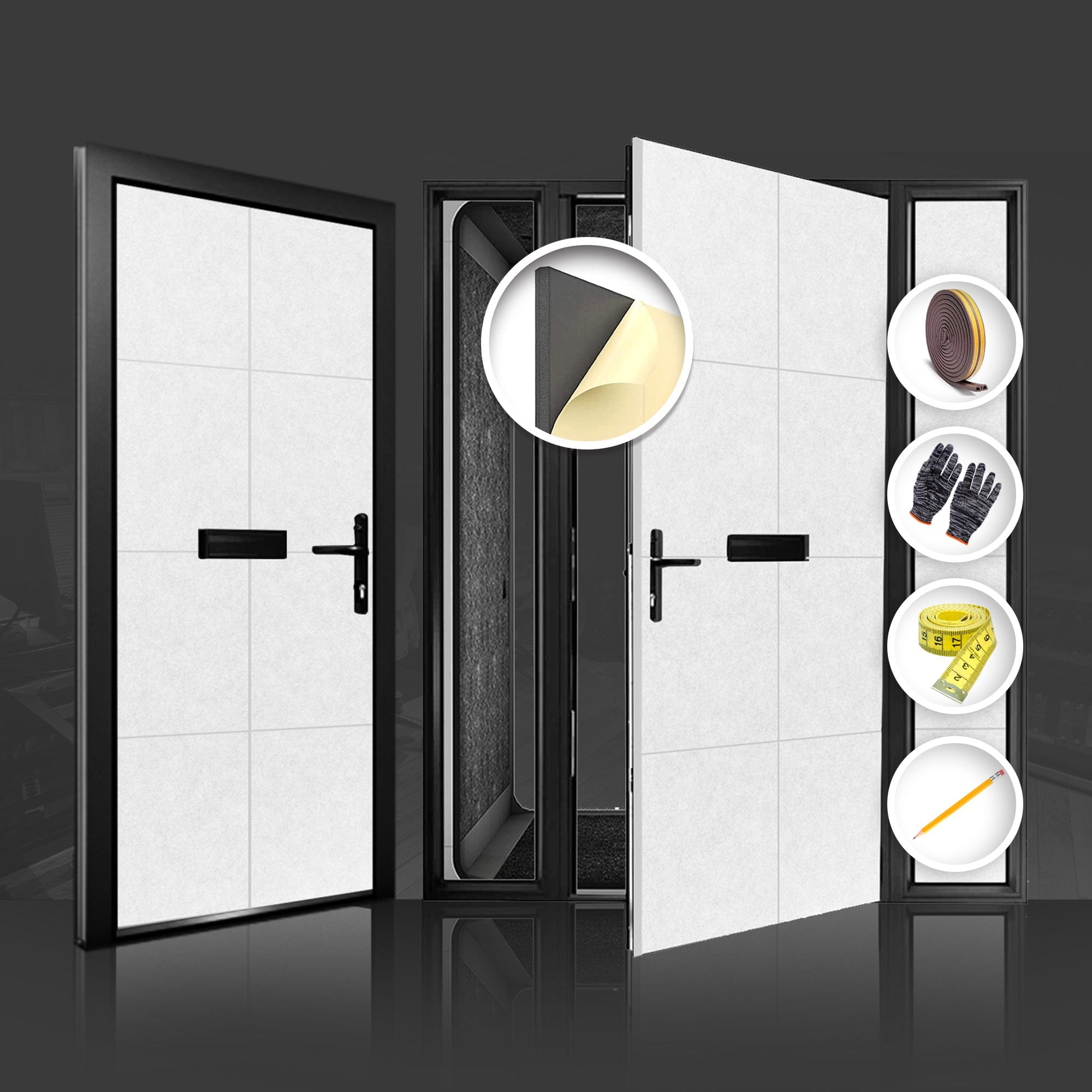 silexofy Soundproof Premium Door Kit Pro - KK1244