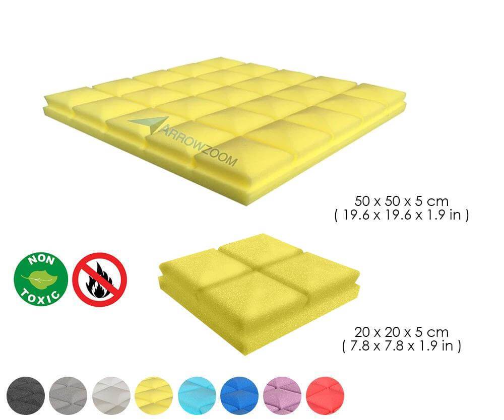 silexofy Acoustic Hemisphere Grid Foam - Solid Colors - KK1040