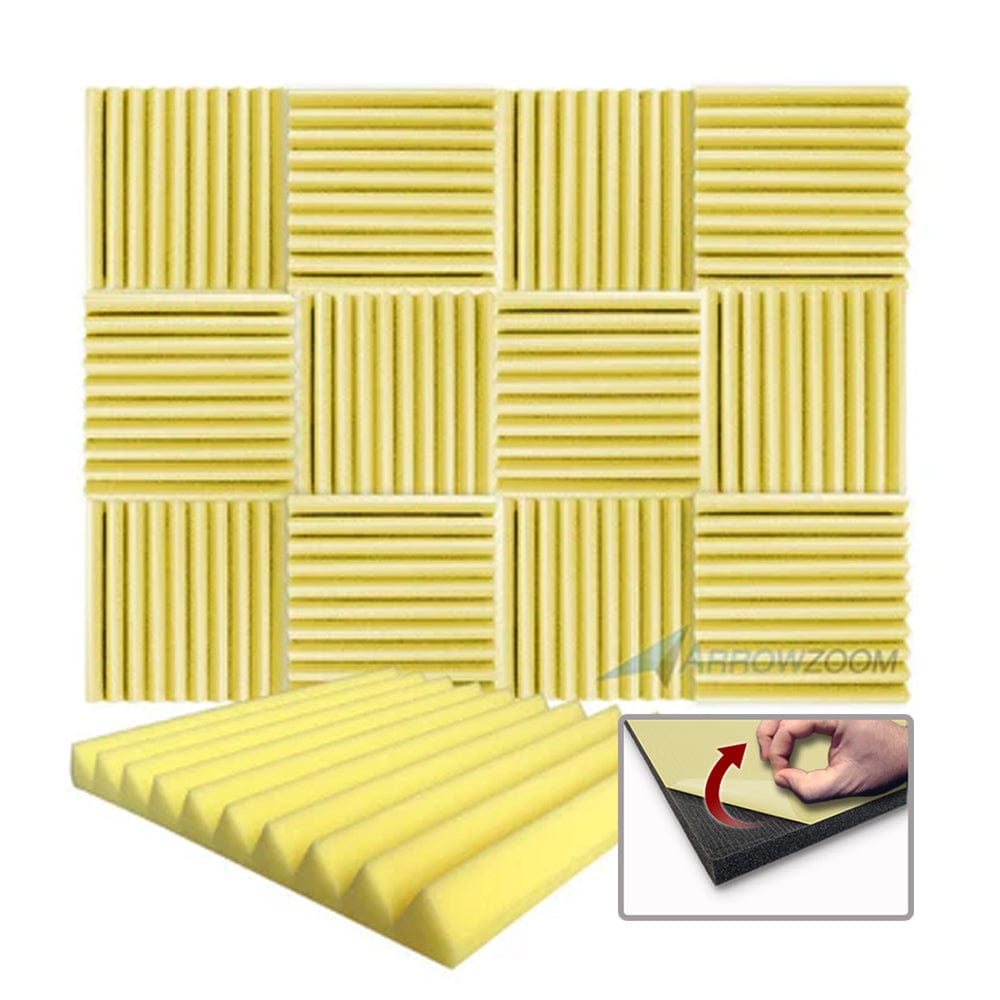 silexofy Acoustic Wedge Tiles Foam - Solid Colors - KK1134