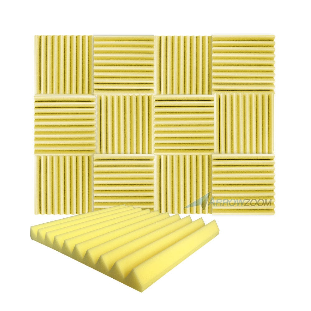 silexofy Acoustic Wedge Tiles Foam - Solid Colors - KK1134