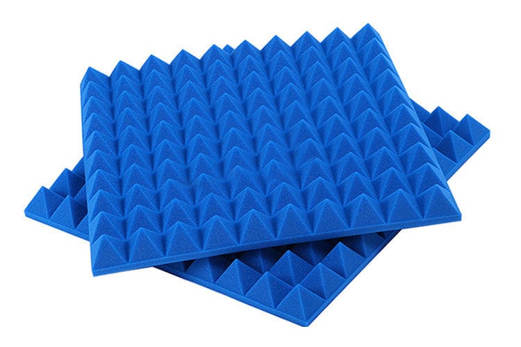 New Pyramid Adhesive Backed Tiles Acoustic Panels Sound Absorption Studio Soundproof Foam 7 Colors KK1053