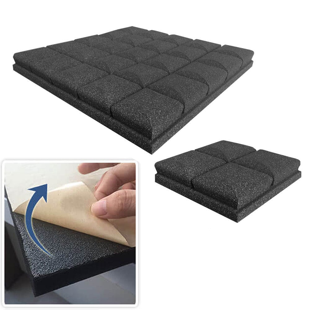 silexofy Hemisphere Grid Adhesive Backed Series Acoustic Foam - Solid Colors - KK1056