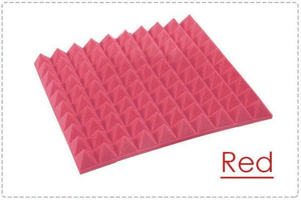 silexofy Pyramid Adhesive Backed Tiles Series Acoustic Foam - Solid Colors - KK1034