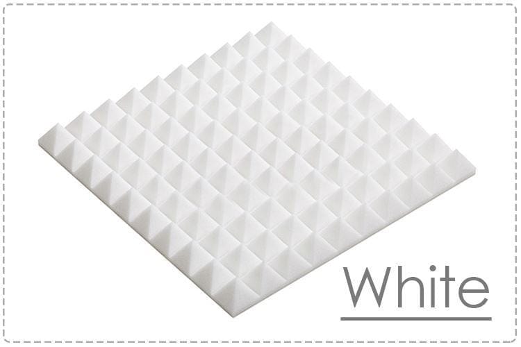 New 6 pcs Bundle Pyramid Adhesive Backed Tiles Acoustic Panels Sound Absorption Studio Soundproof Foam 7 Colors KK1053