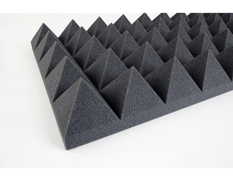 New Pyramid Adhesive Backed Tiles Acoustic Panels Sound Absorption Studio Soundproof Foam 7 Colors KK1053