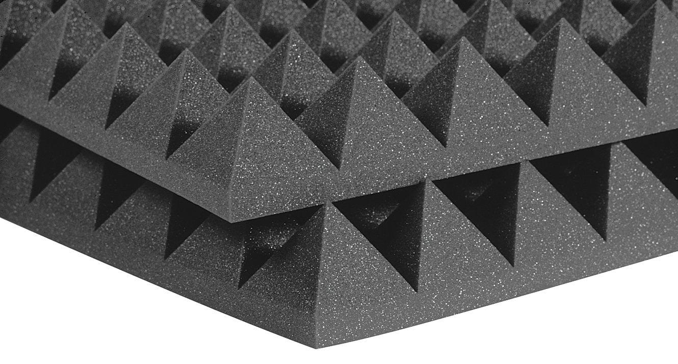 New Pyramid Adhesive Backed Tiles Acoustic Panels Sound Absorption Studio Soundproof Foam 7 Colors KK1053