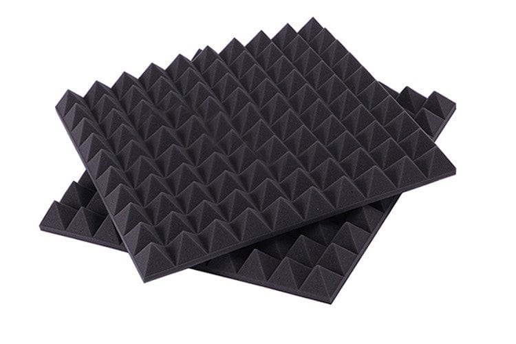 New Pyramid Adhesive Backed Tiles Acoustic Panels Sound Absorption Studio Soundproof Foam 7 Colors KK1053