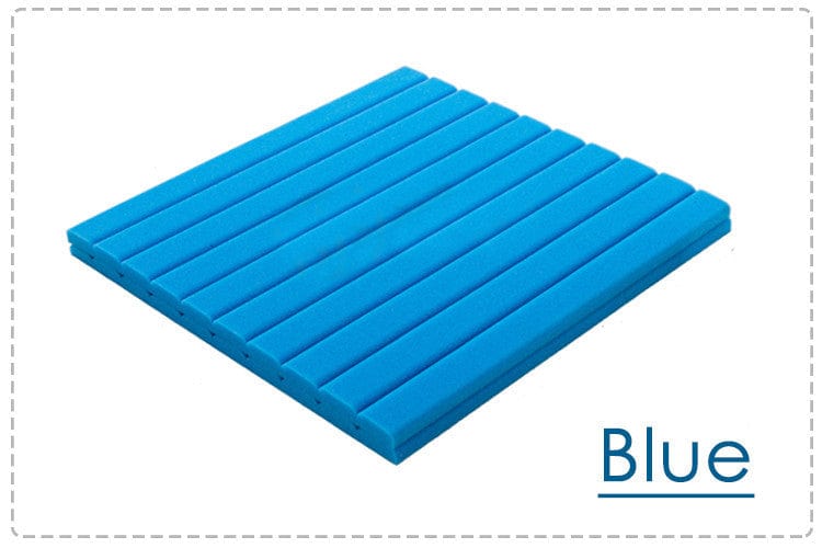 New Wedge Adhesive Backed Tiles Acoustic Panels Sound Absorption Studio Soundproof Foam 7 Colors KK1054