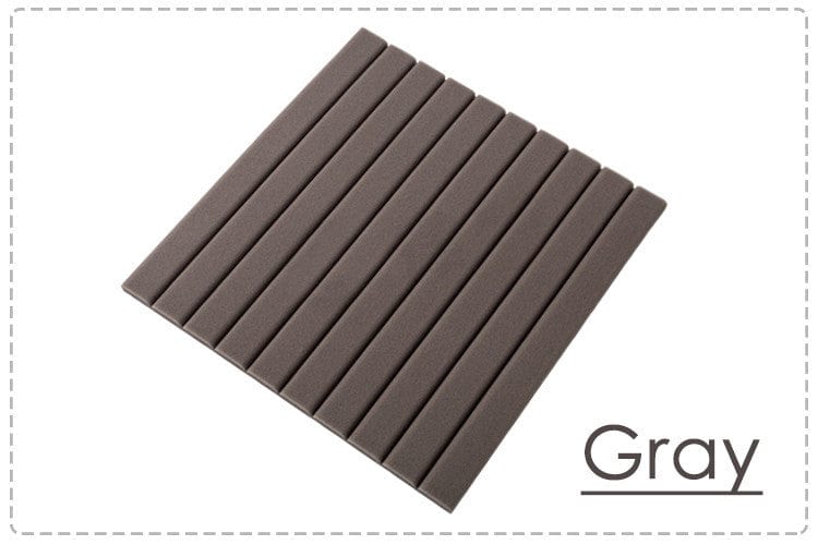 New Wedge Adhesive Backed Tiles Acoustic Panels Sound Absorption Studio Soundproof Foam 7 Colors KK1054