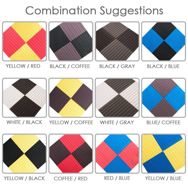 New Wedge Adhesive Backed Tiles Acoustic Panels Sound Absorption Studio Soundproof Foam 7 Colors KK1054