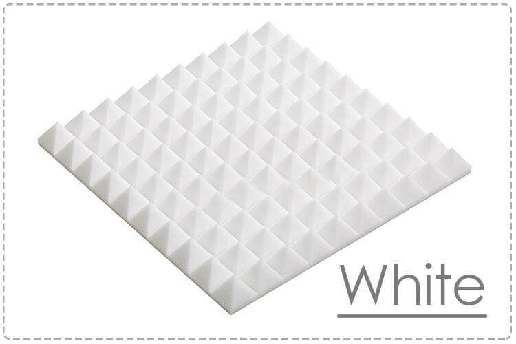 silexofy Pyramid Adhesive Backed Tiles Series Acoustic Foam - Solid Colors - KK1034