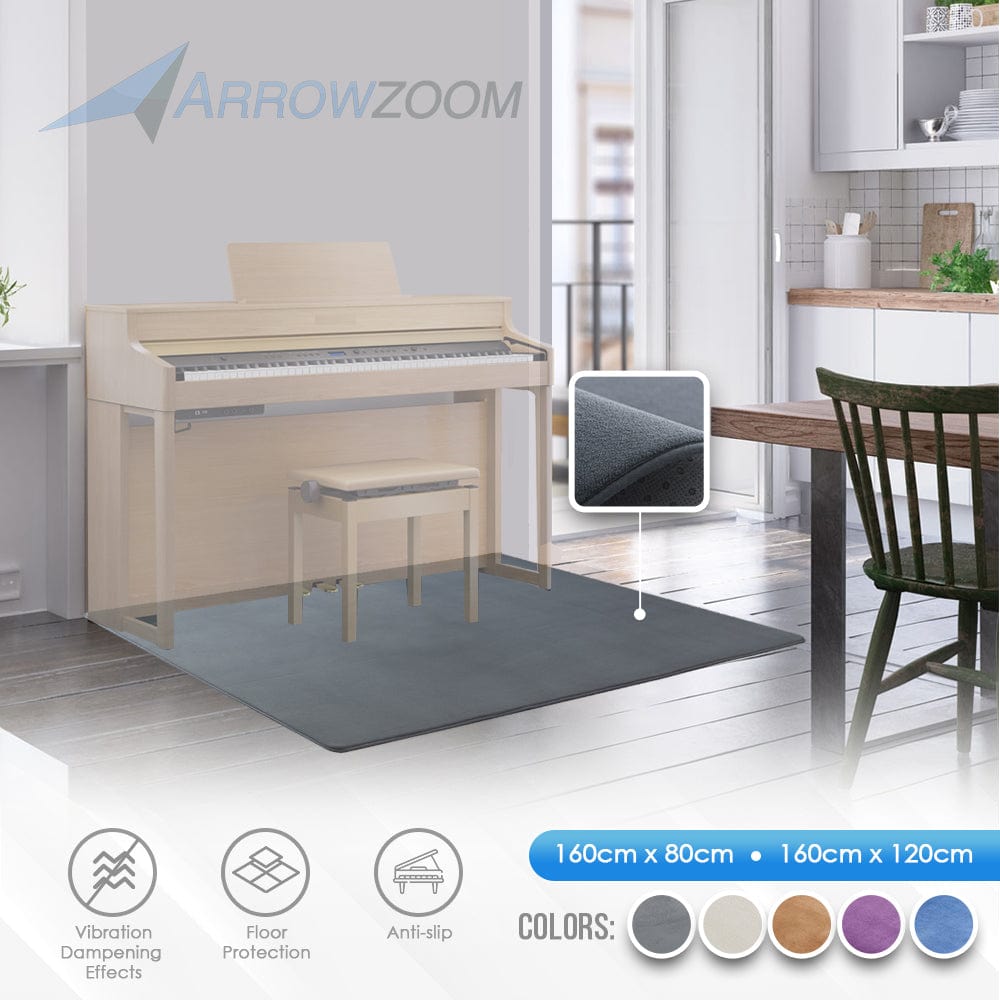 silexofy Anti-Vibration Sound Absorbing Noise Mats for Piano - KK1248