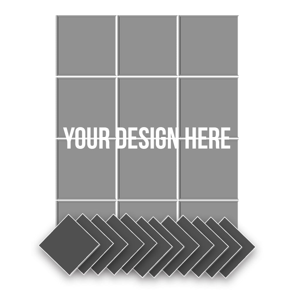 silexofy Custom Design Soundproof Velcro Felt Art Wall Panels KK1230