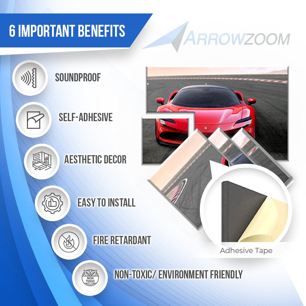 silexofy Car Velcro Felt Art Wall Panels KK1227