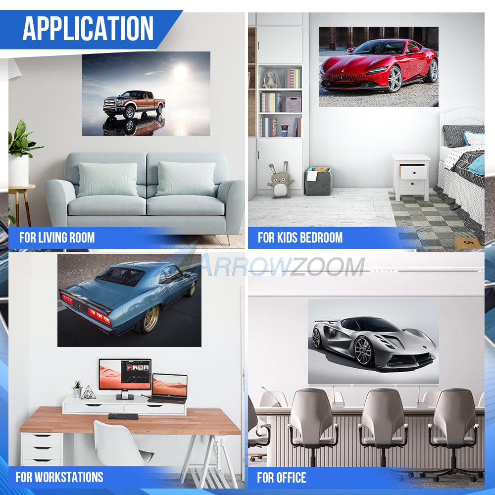 silexofy Car Velcro Felt Art Wall Panels KK1227