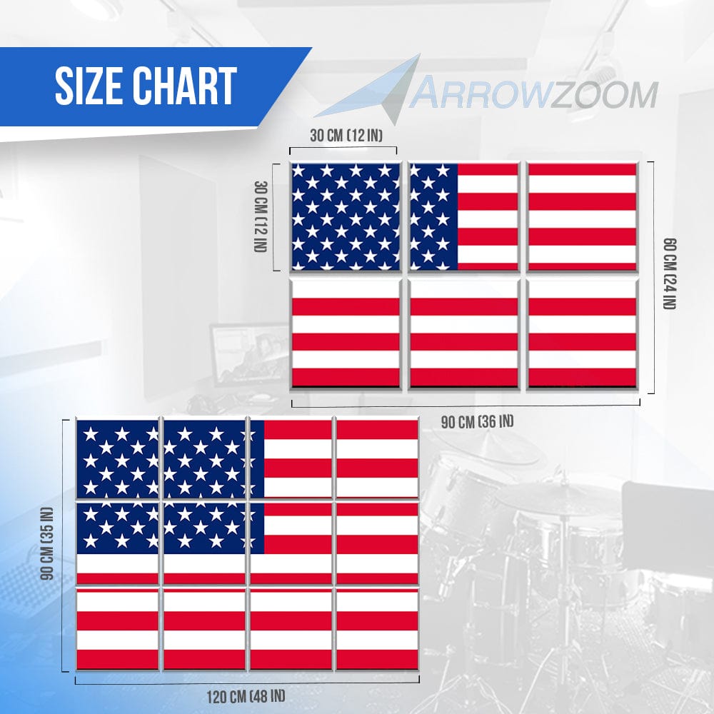 silexofy Flag Velcro Felt Art Wall Panels KK1229