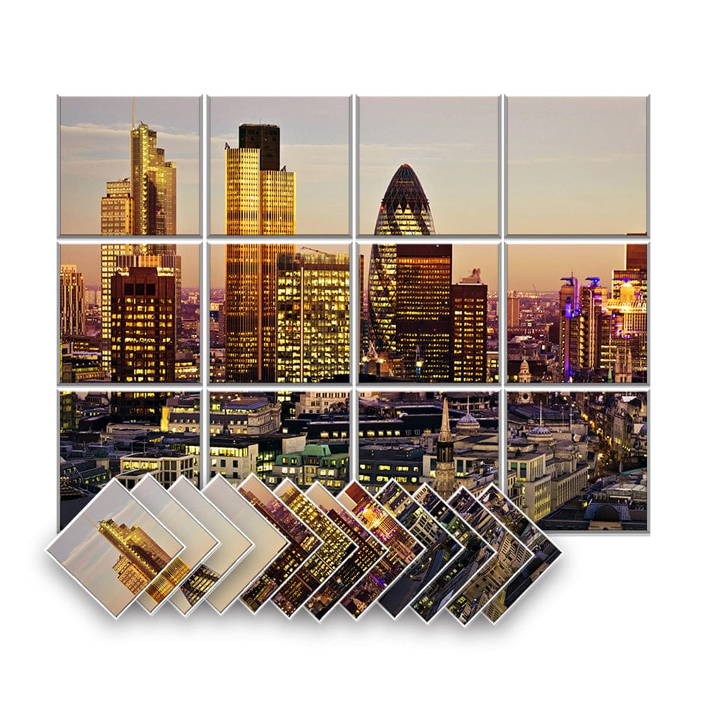 silexofy City Velcro Felt Art Wall Panels KK1226
