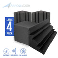silexofy Black Corner Bass Trap Set KK1043