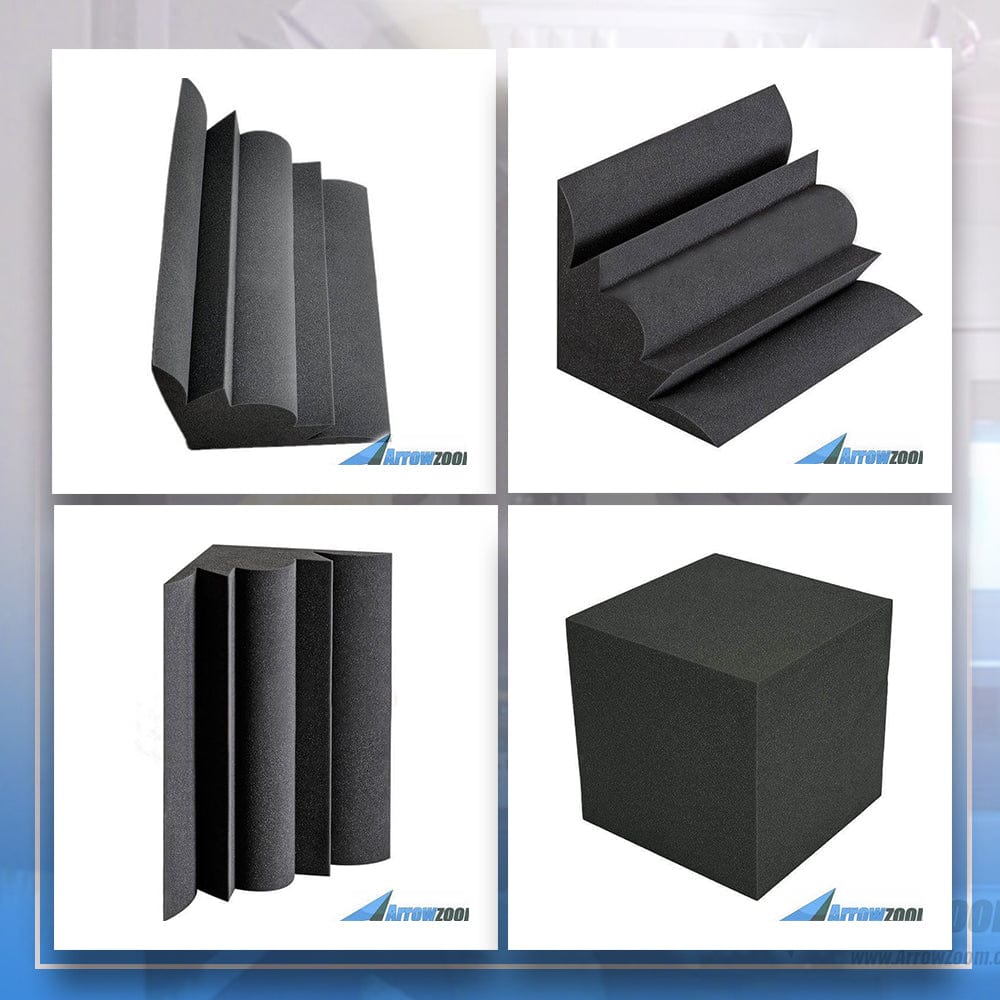 silexofy Black Corner Bass Trap Set KK1043
