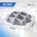 silexofy EchoArt Elegant Sound Absorbers Hanging Ceiling Panels Gray - KK1458