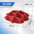 silexofy EchoArt Elegant Sound Absorbers Hanging Ceiling Panels Red - KK1462
