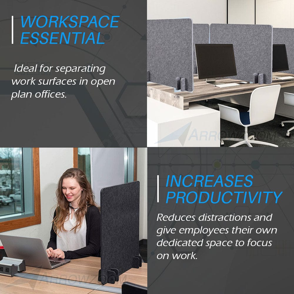 silexofy Acoustic Privacy Desk Divider KK1206
