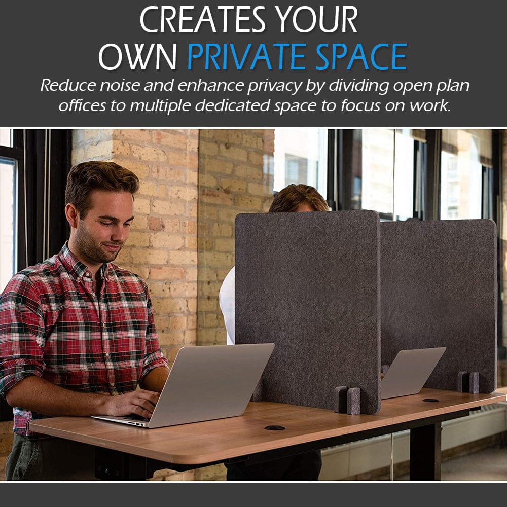 silexofy Acoustic Privacy Desk Divider KK1206