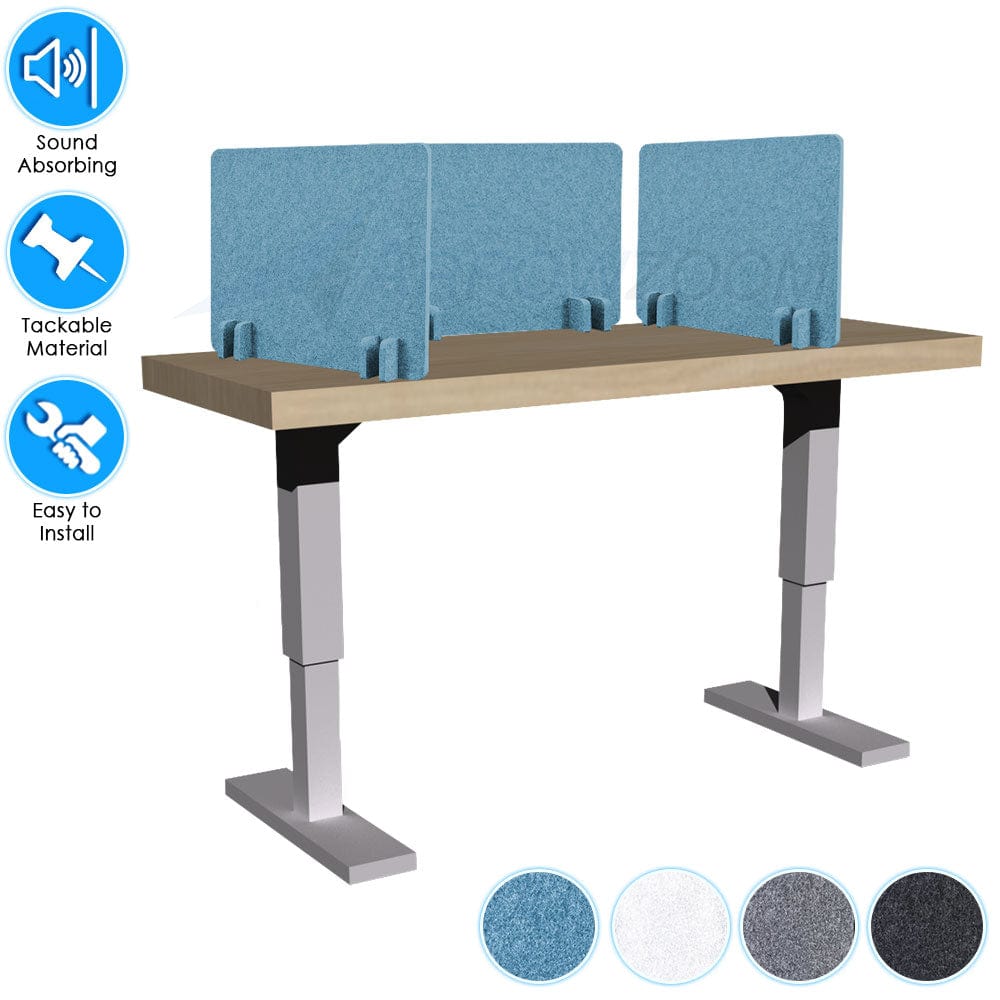 silexofy Acoustic Privacy Desk Divider KK1206
