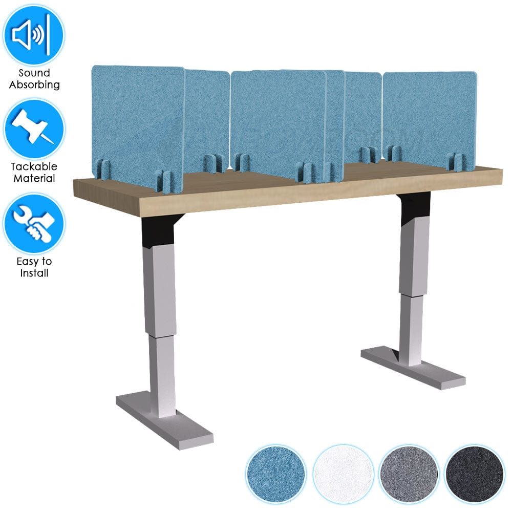 silexofy Acoustic Privacy Desk Divider KK1206