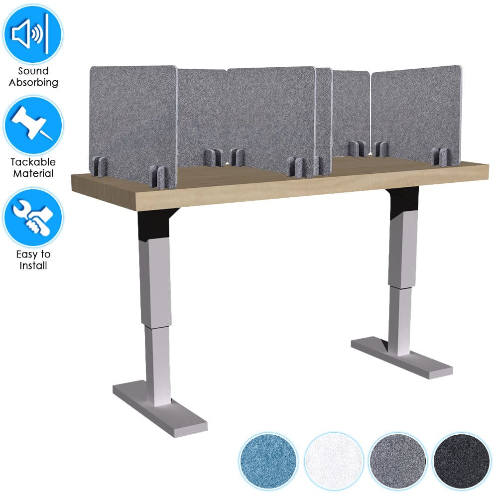 silexofy Acoustic Privacy Desk Divider KK1206