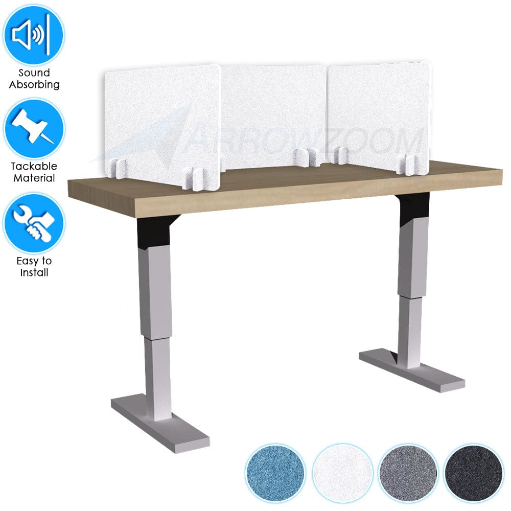 silexofy Acoustic Privacy Desk Divider KK1206
