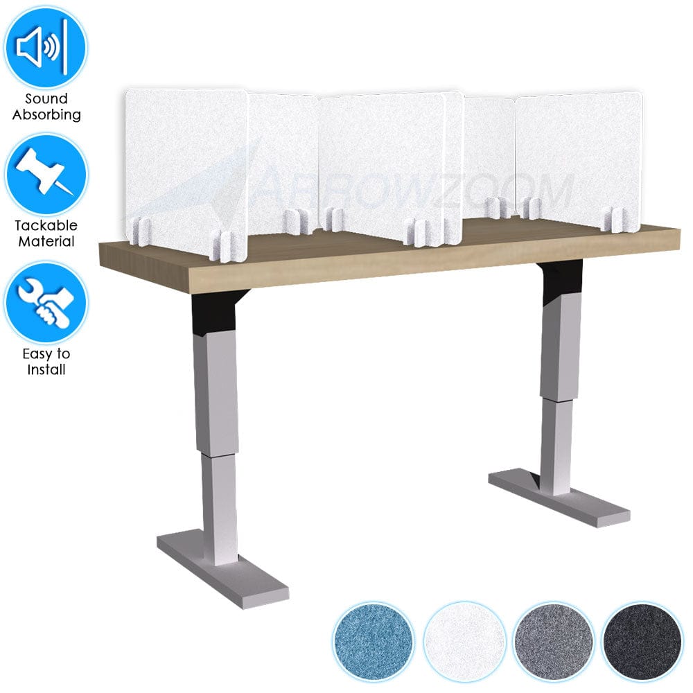silexofy Acoustic Privacy Desk Divider KK1206