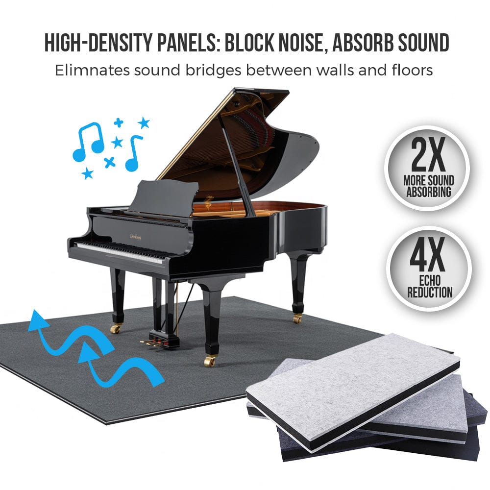 silexofy QuietStep Piano Pad: 3-Layer Acoustic Solution - KK1469