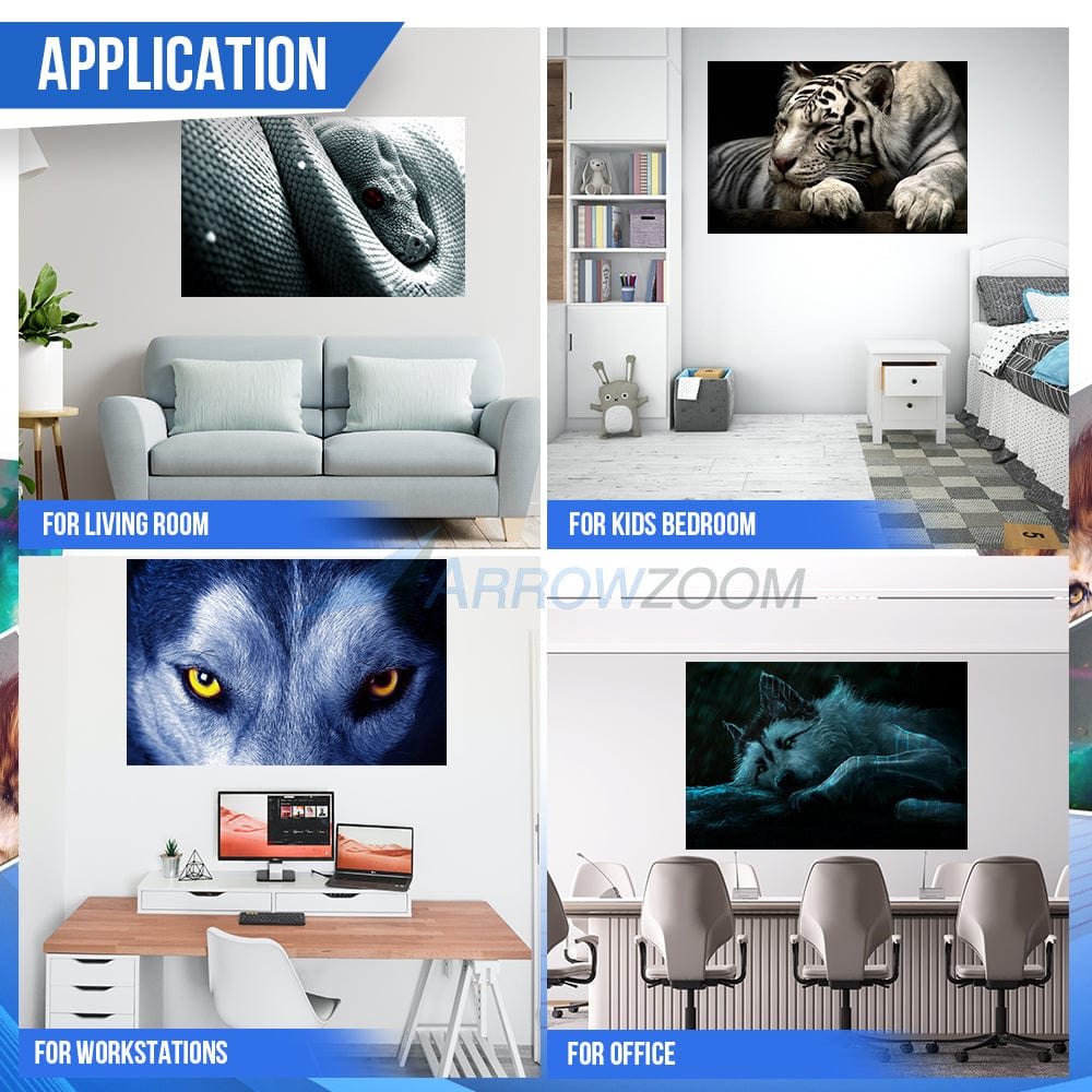 silexofy Apex Self-Adhesive Felt Art Wall Panels - KK1400
