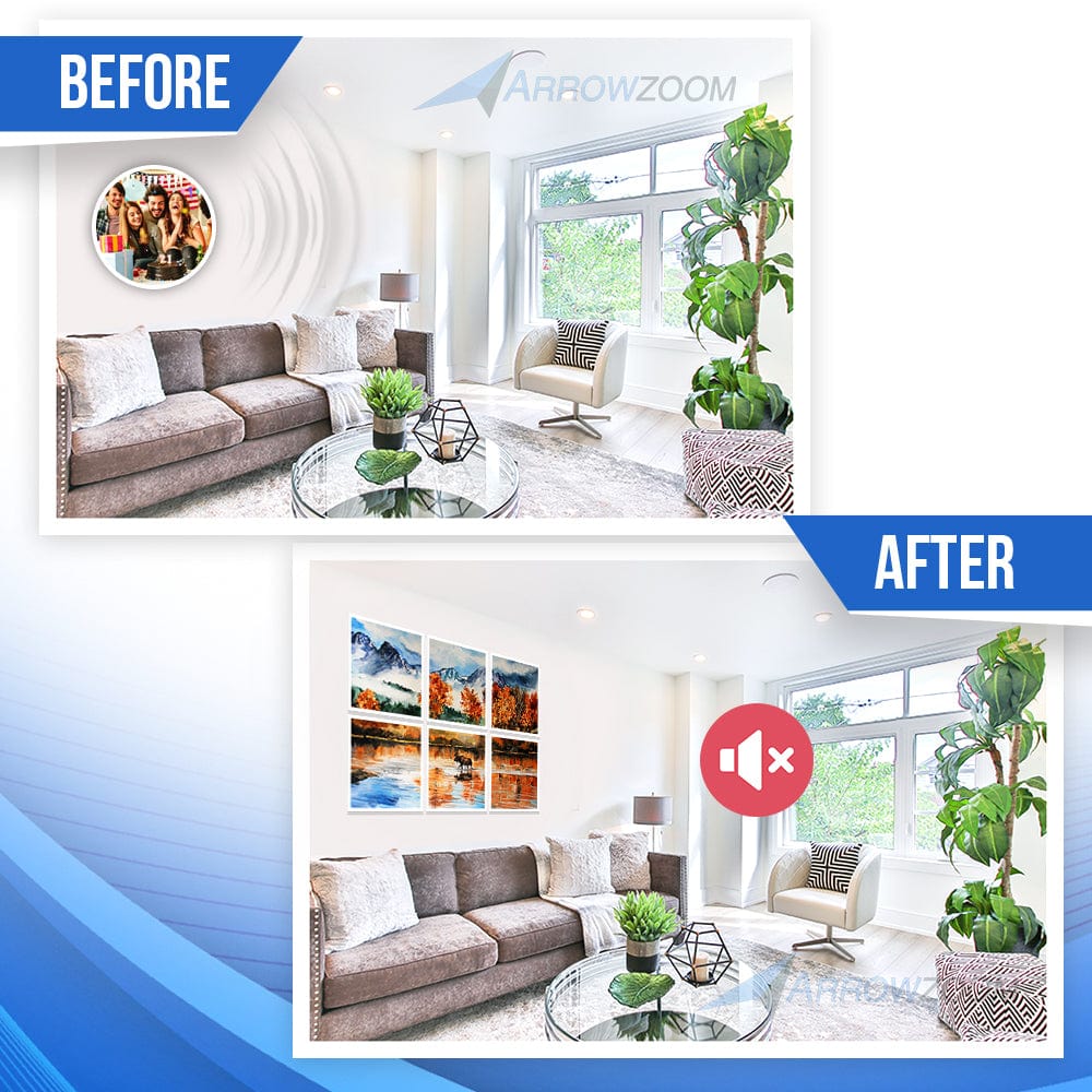 silexofy Artwork Self-Adhesive Felt Art Wall Panels - KK1398