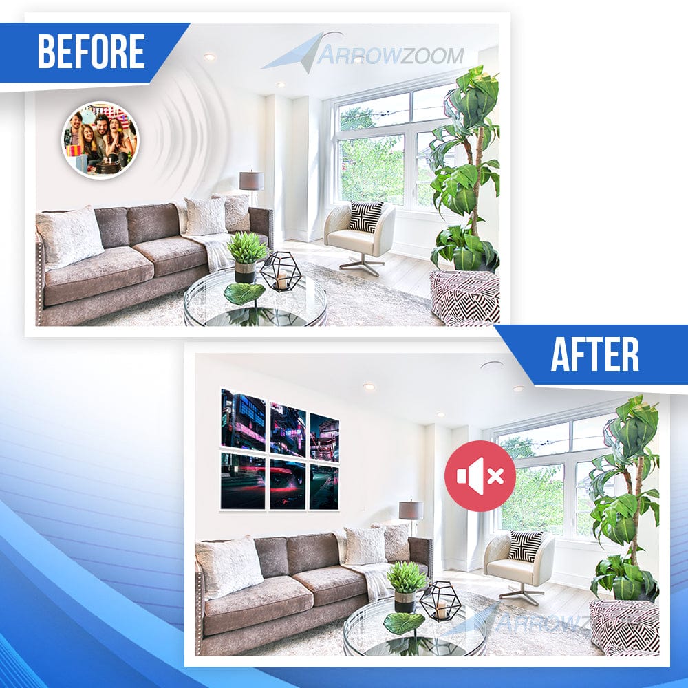 silexofy Cyberpunk Self-Adhesive Felt Art Wall Panels - KK1399
